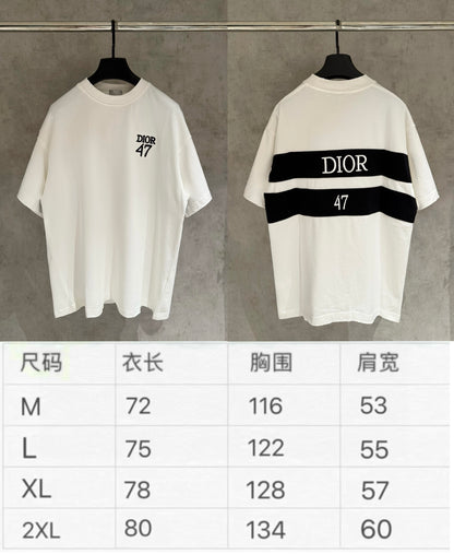 Dior Patch Embroidered Heavyweight T-Shirt