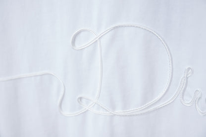 Dior Embroidered Logo Print T-Shirt – 25SS Early Spring Collection