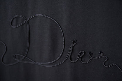 Dior Embroidered Logo Print T-Shirt – 25SS Early Spring Collection