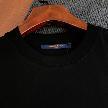 Louis Vuitton Embroidered Logo Crewneck T-Shirt – 2026SS