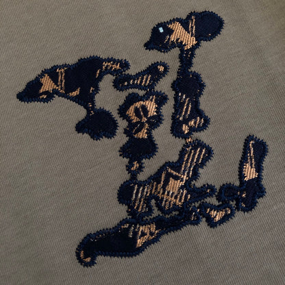 Louis Vuitton Embroidered Logo Crewneck T-Shirt – 2026SS