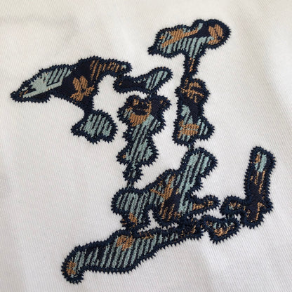 Louis Vuitton Embroidered Logo Crewneck T-Shirt – 2026SS