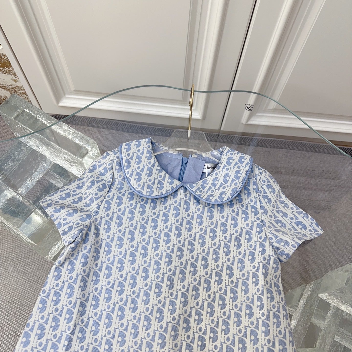 Dior Kids Monogram Pleated Dress Sibling Set – 2026SS – Kids Collection