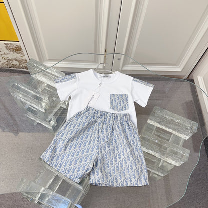 Dior Letter Print Cotton Set – 2026 – Kids Collection
