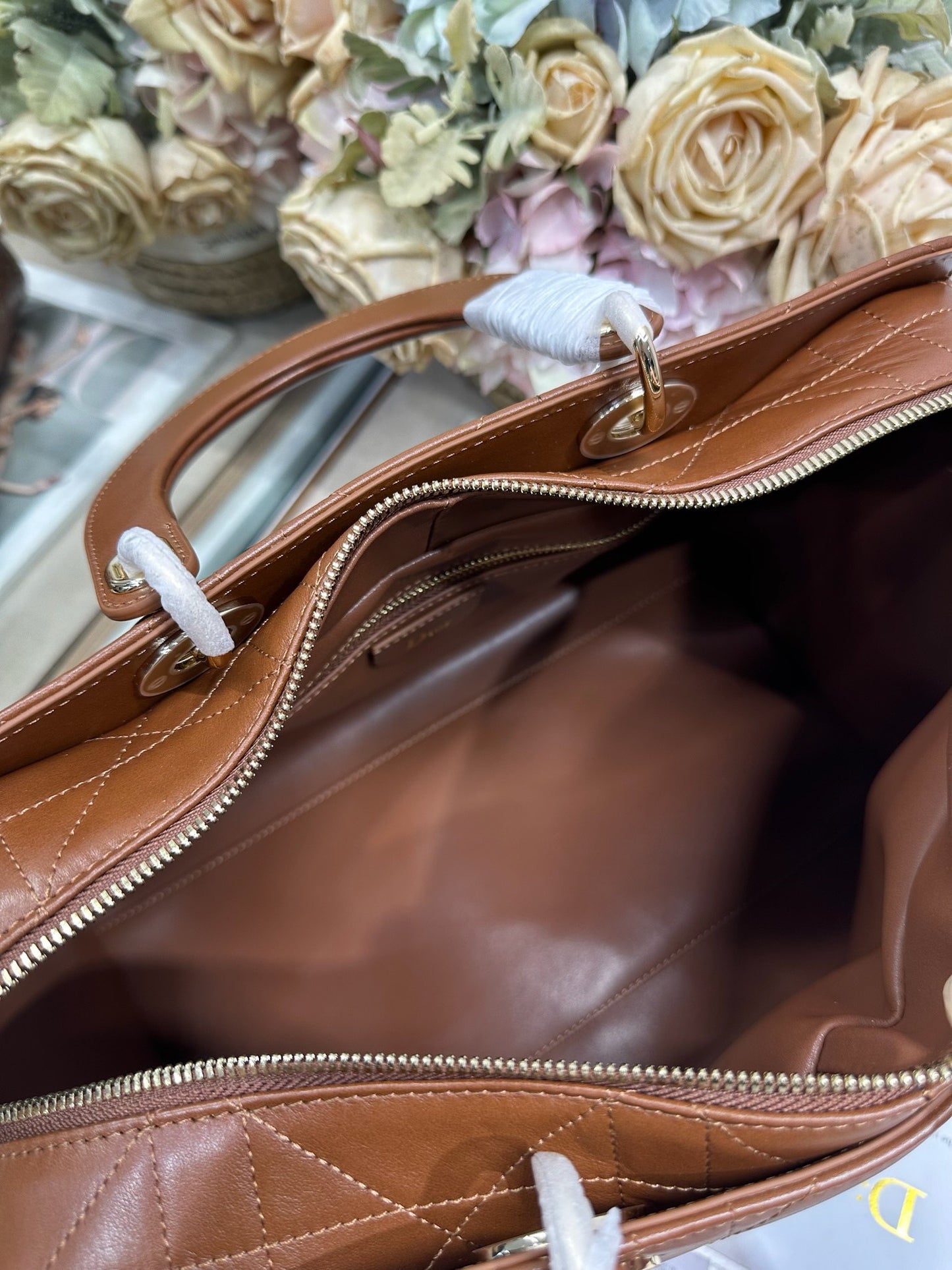 Dior Lady Dior Large Tote Bag