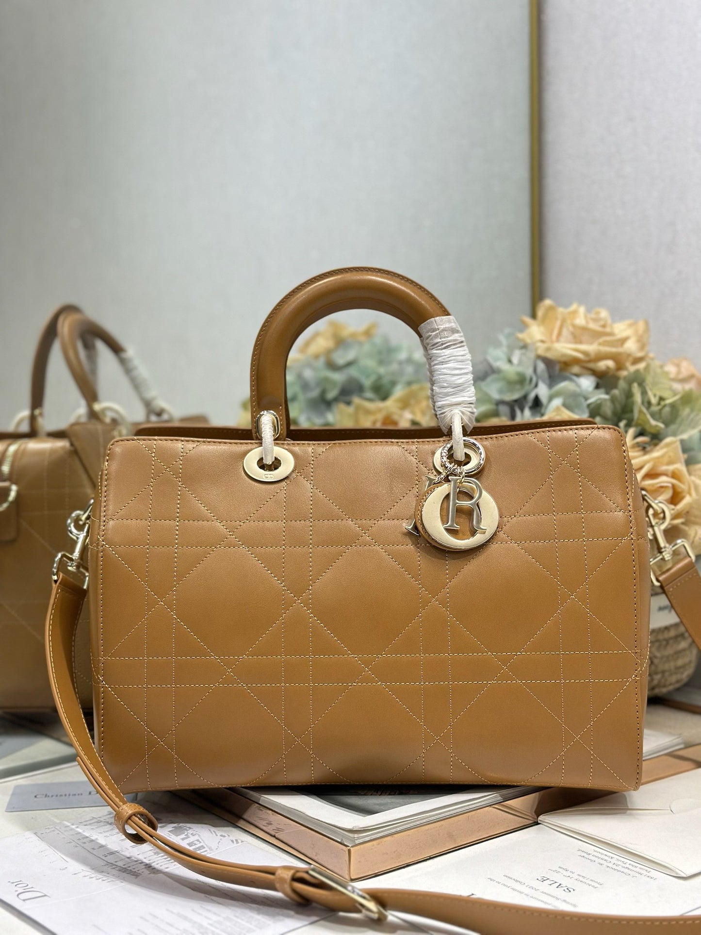 Dior Lady Dior Large Tote Bag