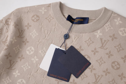 Louis Vuitton Monogram Jacquard Knit Short-Sleeve