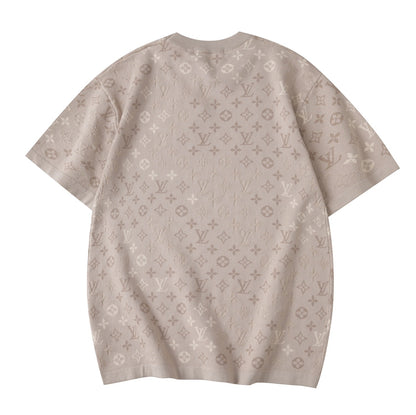 Louis Vuitton Monogram Jacquard Knit Short-Sleeve