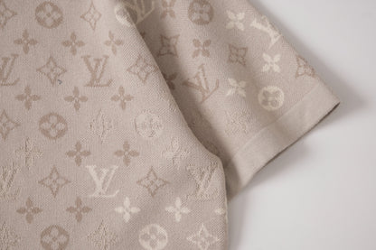 Louis Vuitton Monogram Jacquard Knit Short-Sleeve