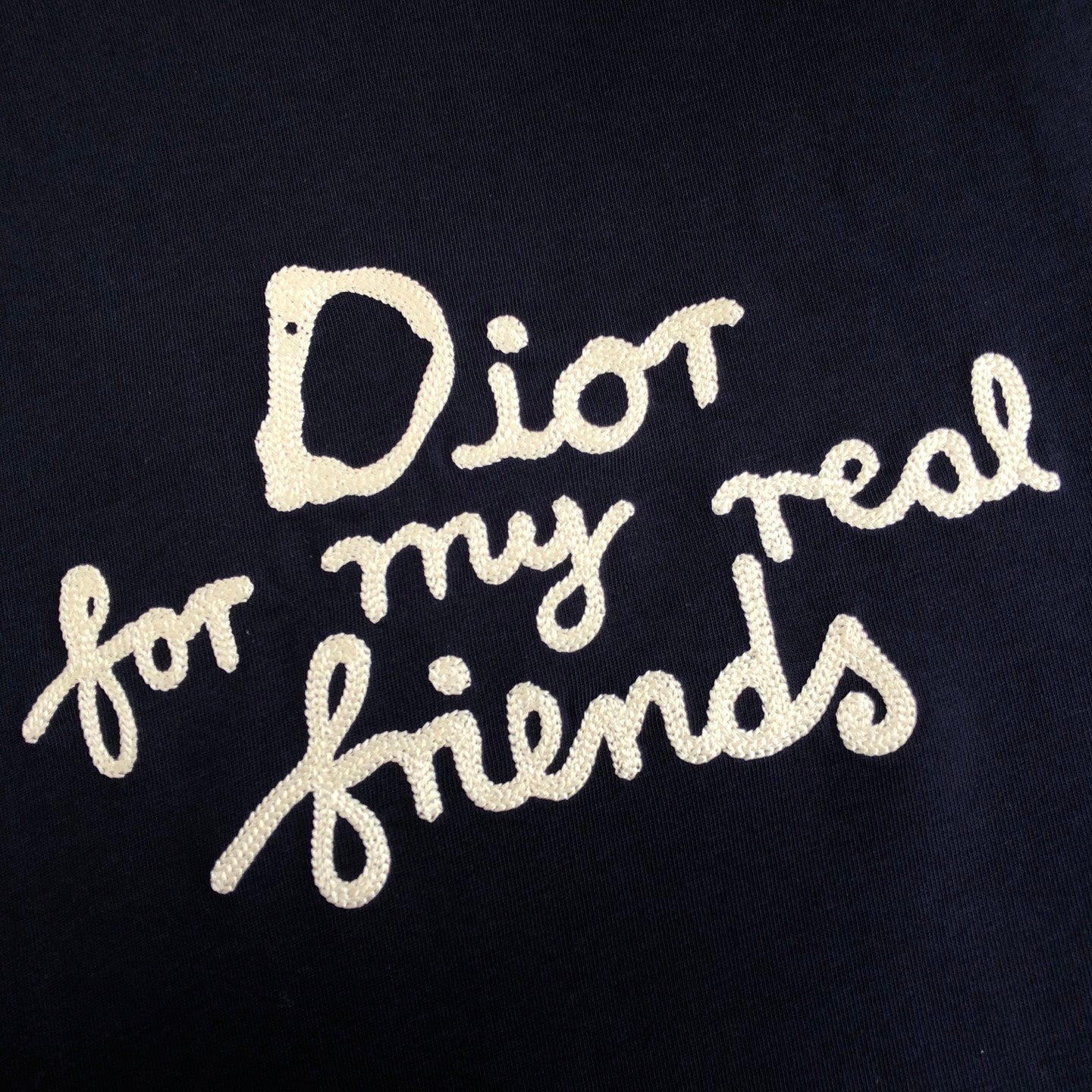 Dior Embroidered Logo T-Shirt – 2026SS