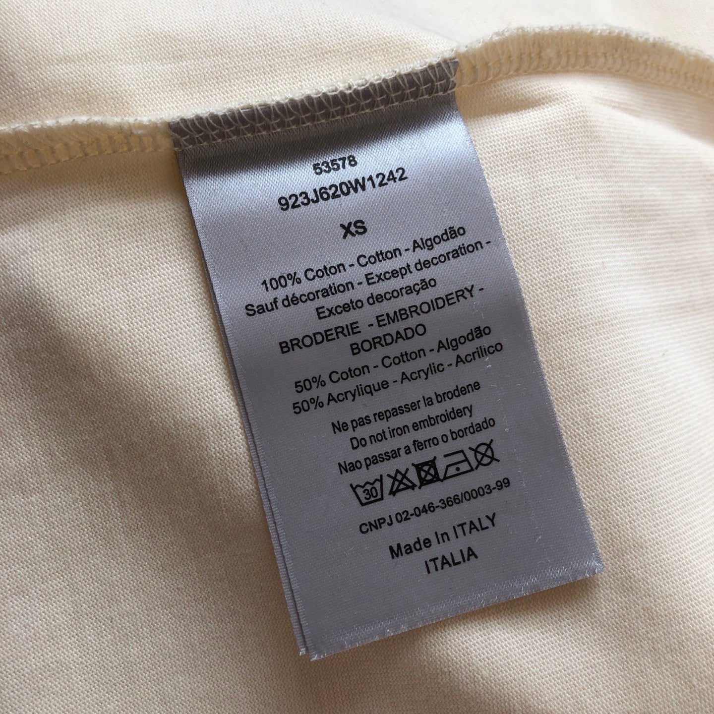 Dior Embroidered Logo T-Shirt – 2026SS