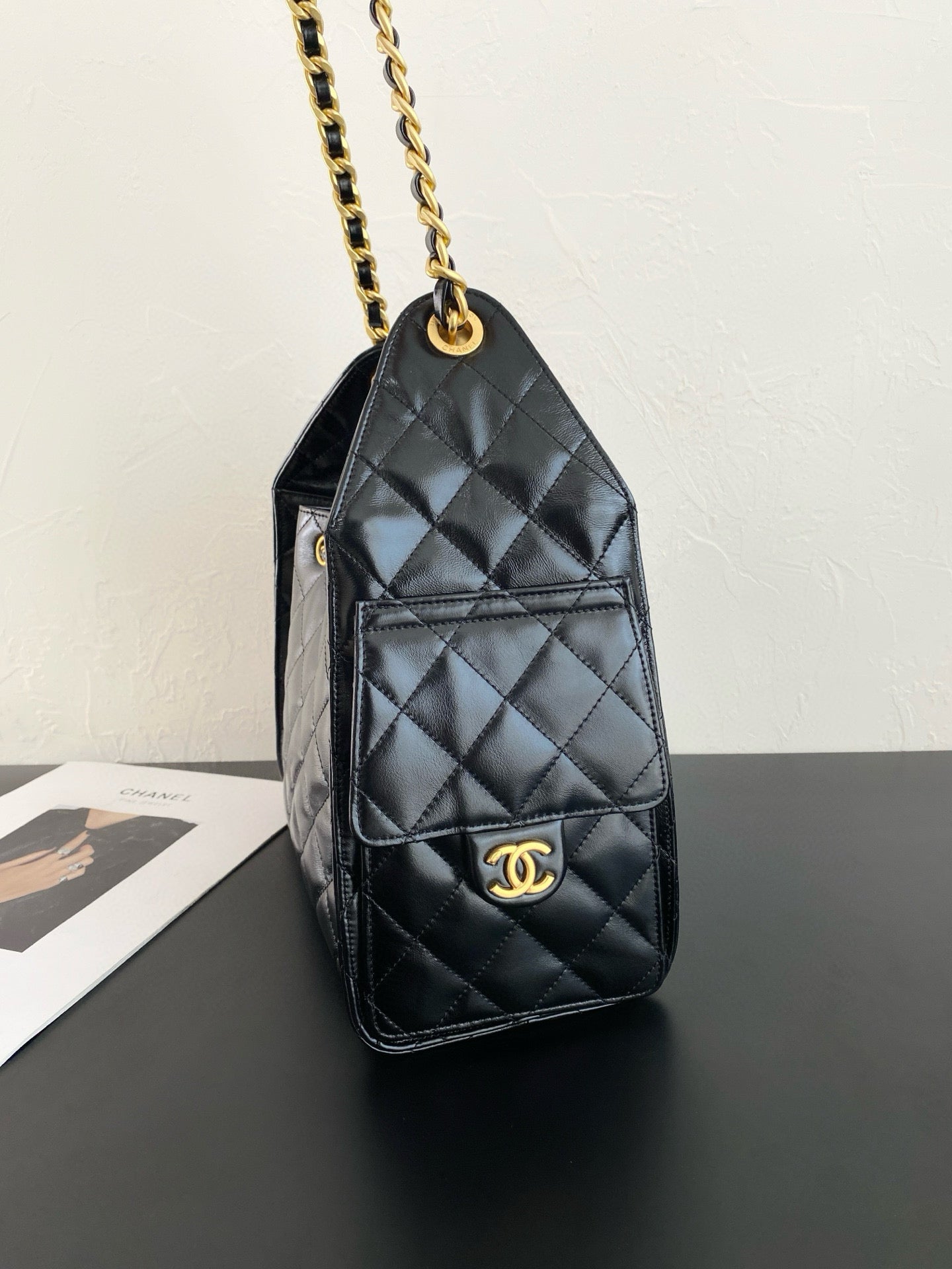 Chanel Oil Wax Leather Hobo Bag – 25C