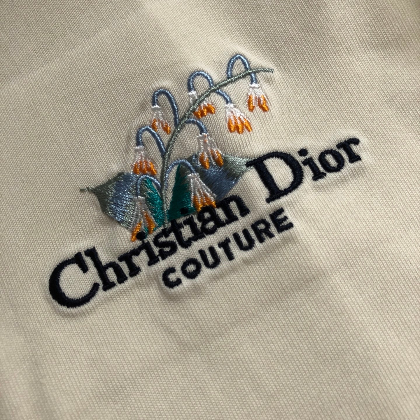 Dior Embroidered Logo T-Shirt – 2026SS