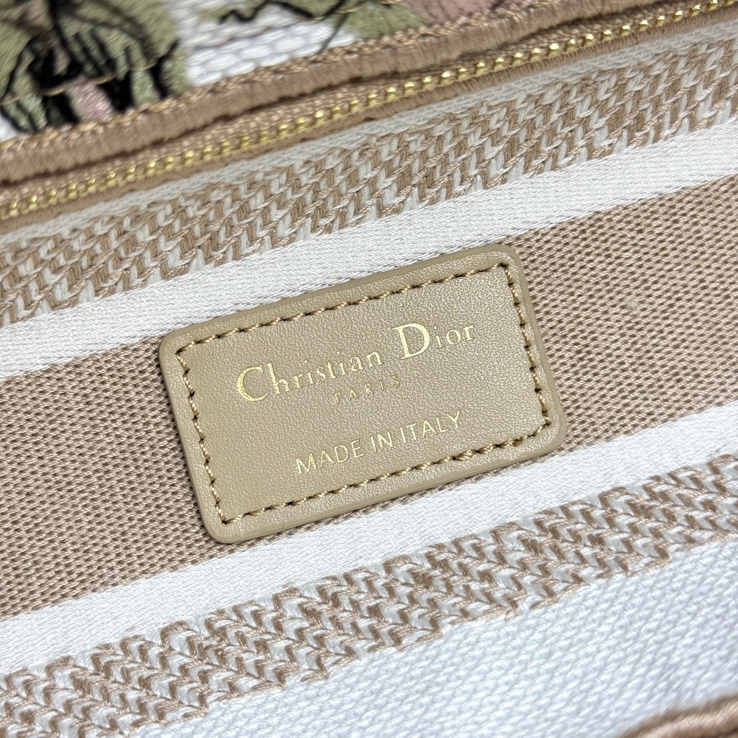 Dior Lady Dior 5-Grid Hand-Embroidered Handbag