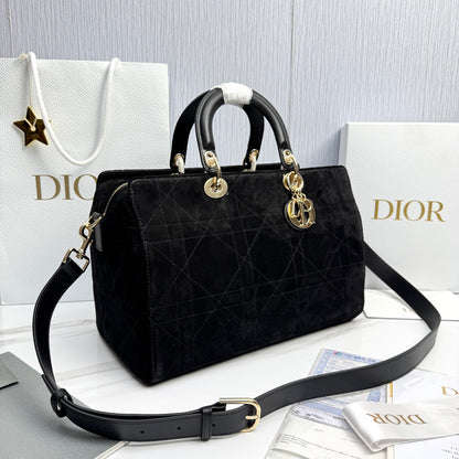 Dior Lady Dior Large Deerskin Tote Bag