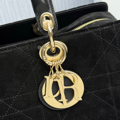 Dior Lady Dior Large Deerskin Tote Bag