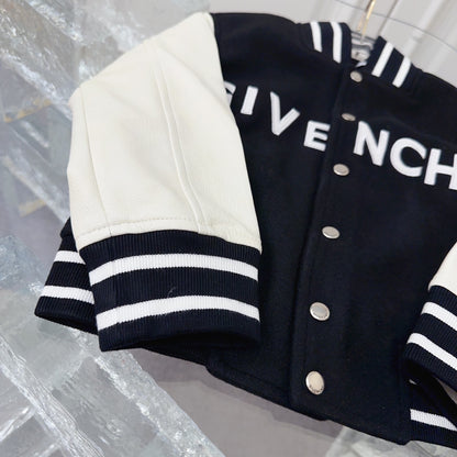 Givenchy Kids Patchwork Leather Bomber Jacket – Kids Collection