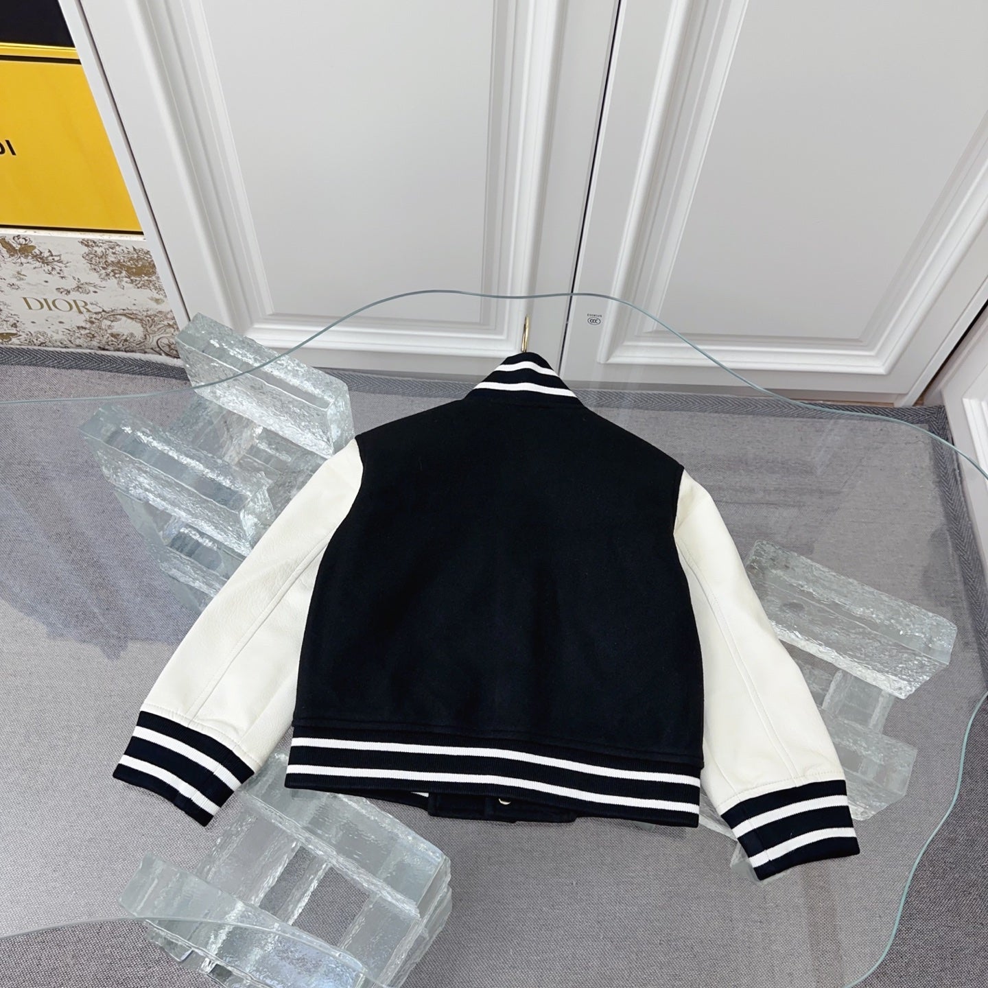 Givenchy Kids Patchwork Leather Bomber Jacket – Kids Collection