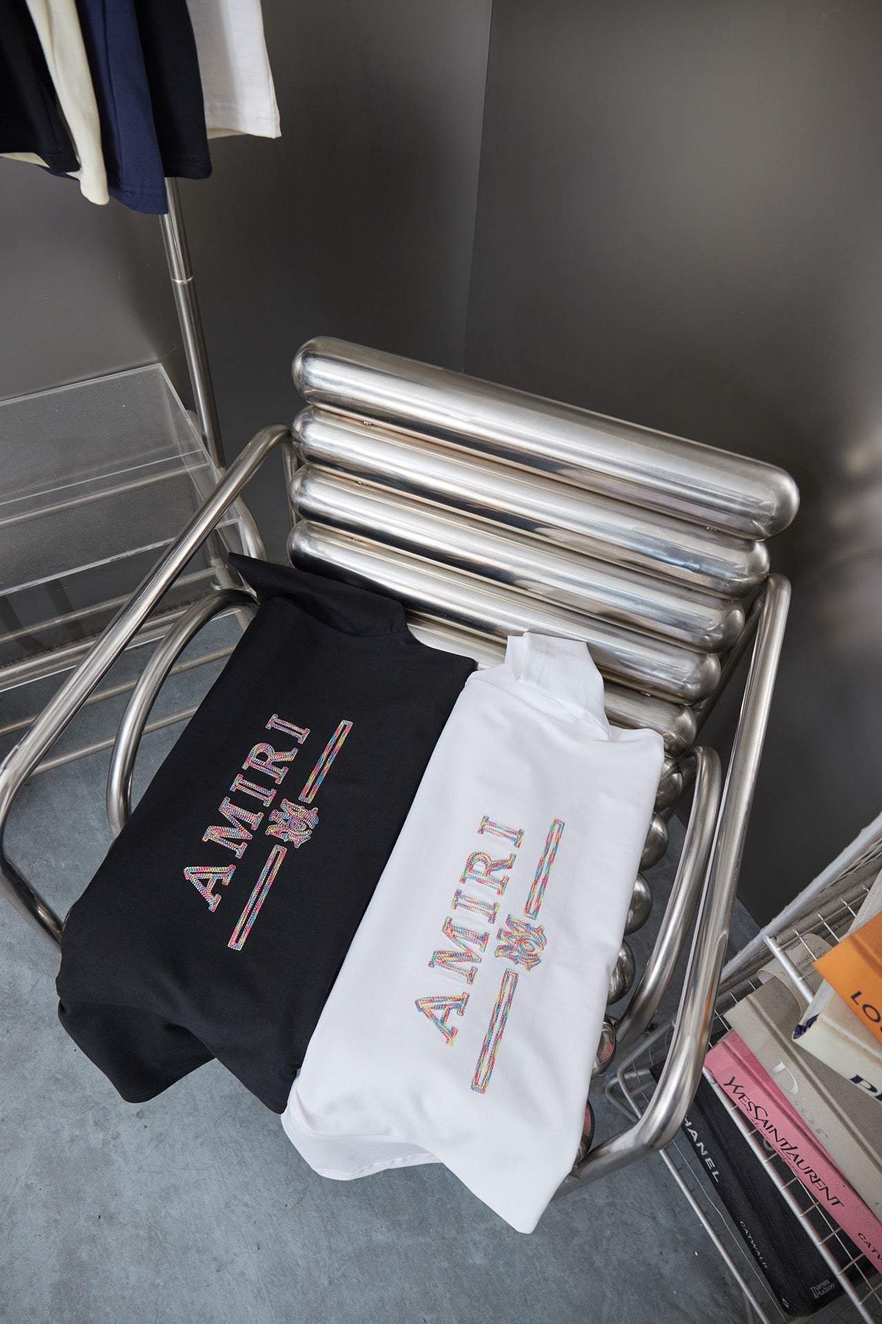 Amiri Embroidered Letter T-Shirt – 26SS Early Spring Collection