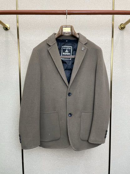 Louis Vuitton Detachable Down Wool Blazer
