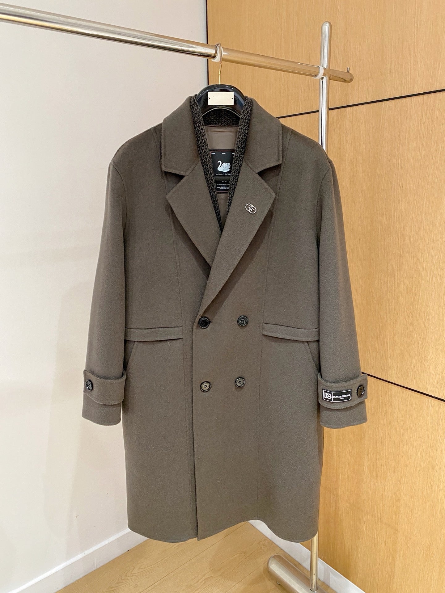 Dolce & Gabbana Men's Wool Kensington Coat – 2025FW