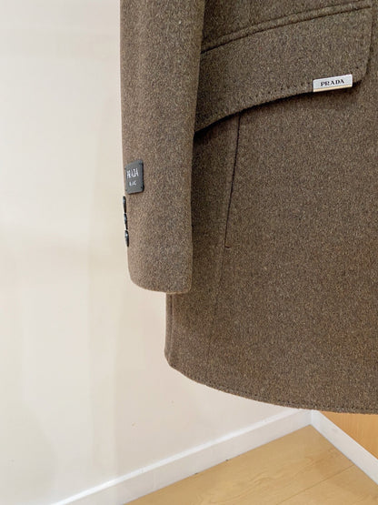 Prada Men's Wool Kensington Coat – 2025FW