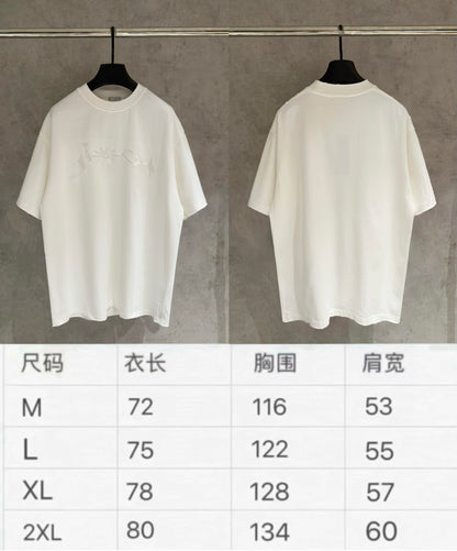 Dior Patch Embroidery Heavyweight T-Shirt