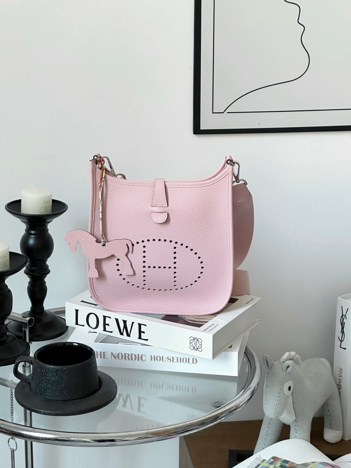 Hermès Evelyne 23 Shoulder Bag – Sakura Pink