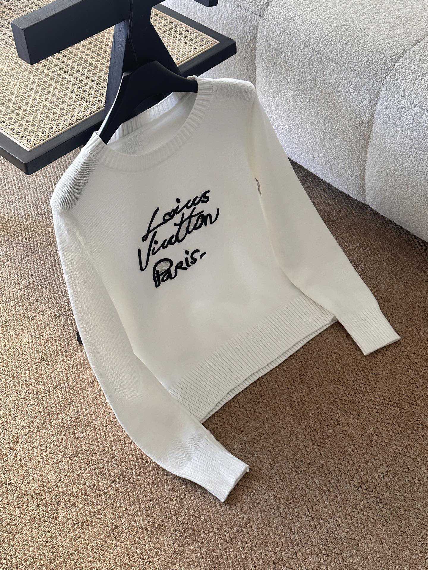 Louis Vuitton Embroidered Knit Sweater