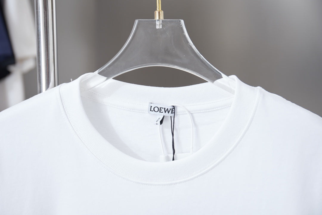 Loewe Embroidered Patch Logo T-Shirt – 2026SS Early Spring Collection