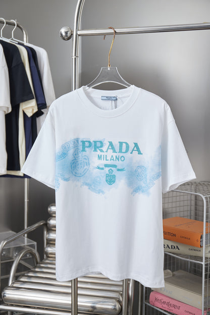 Prada Embroidered Logo T-Shirt – 26SS Early Spring Collection