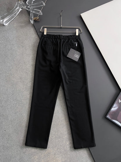 Zegna 2025 Cashmere Blend Casual Trousers