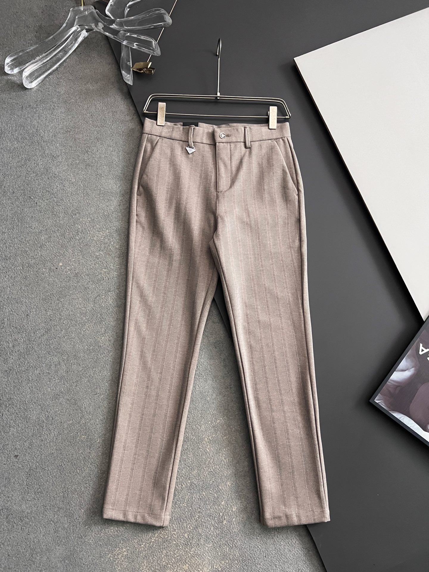 Prada Men's Cashmere Casual Trousers – 2025 Collection