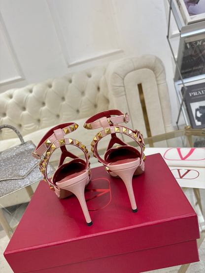 Valentino Studded Cut-Out High-Heeled Sandals – 26SS