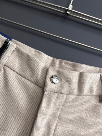 Prada Men's Cashmere Casual Trousers – 2025 Collection