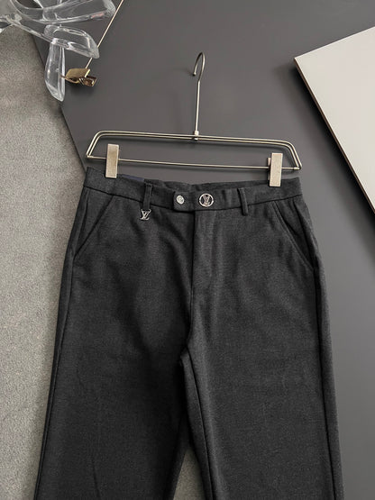Louis Vuitton Men's Cashmere Casual Trousers – 2025