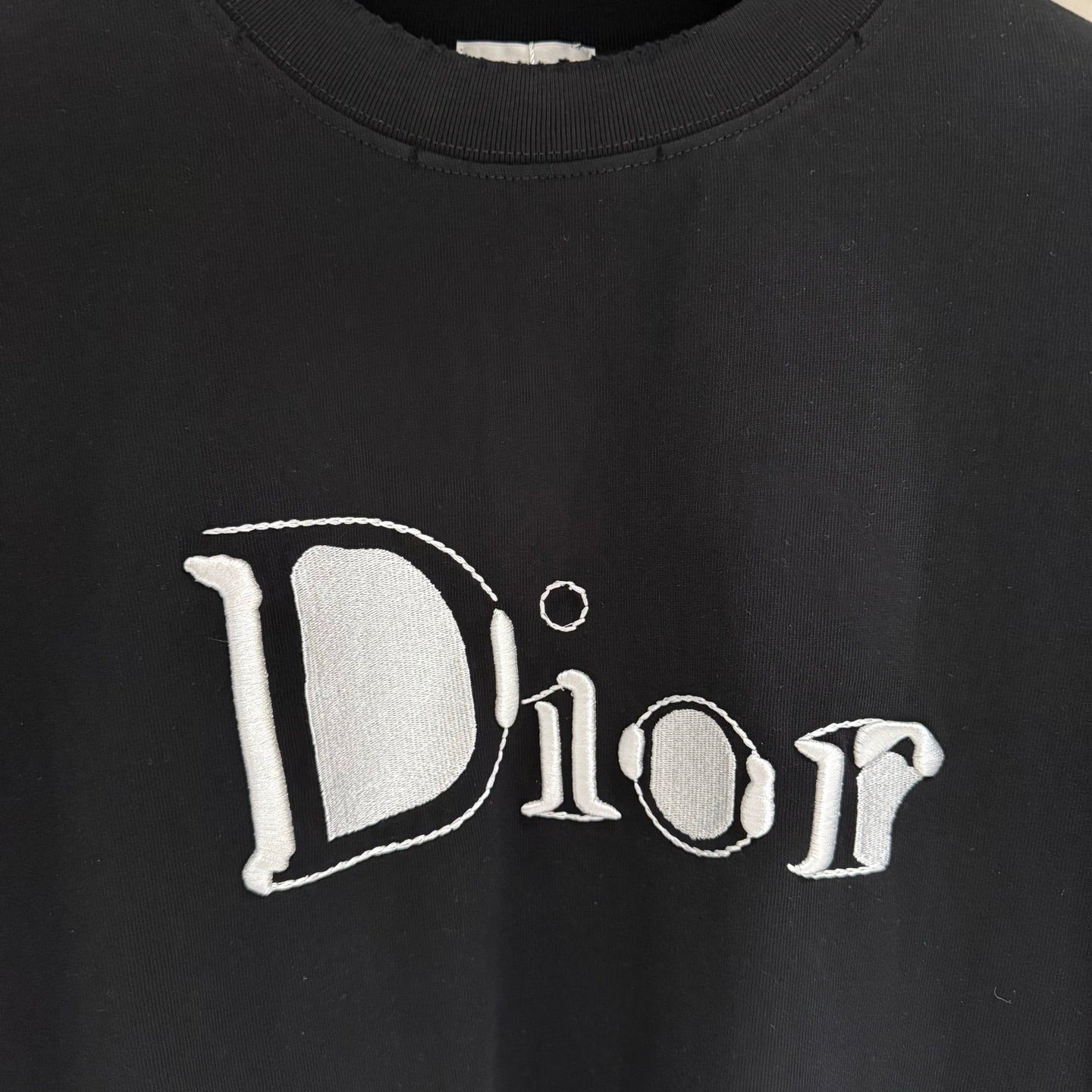 Dior Patch Embroidery Heavyweight T-Shirt