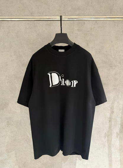 Dior Patch Embroidery Heavyweight T-Shirt