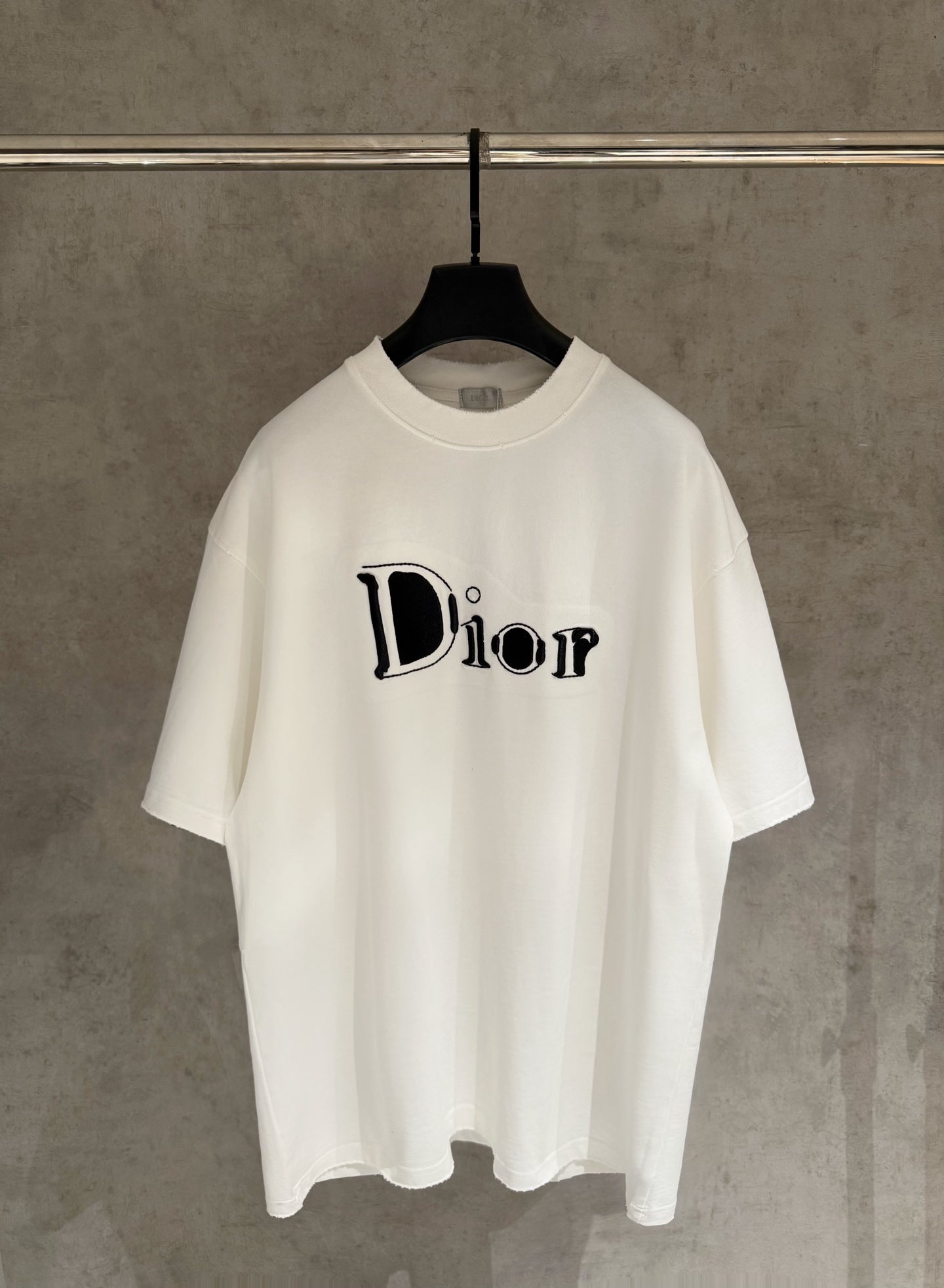Dior Patch Embroidery Heavyweight T-Shirt
