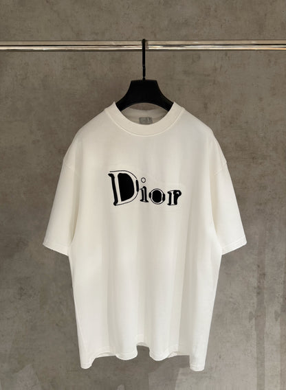 Dior Patch Embroidery Heavyweight T-Shirt