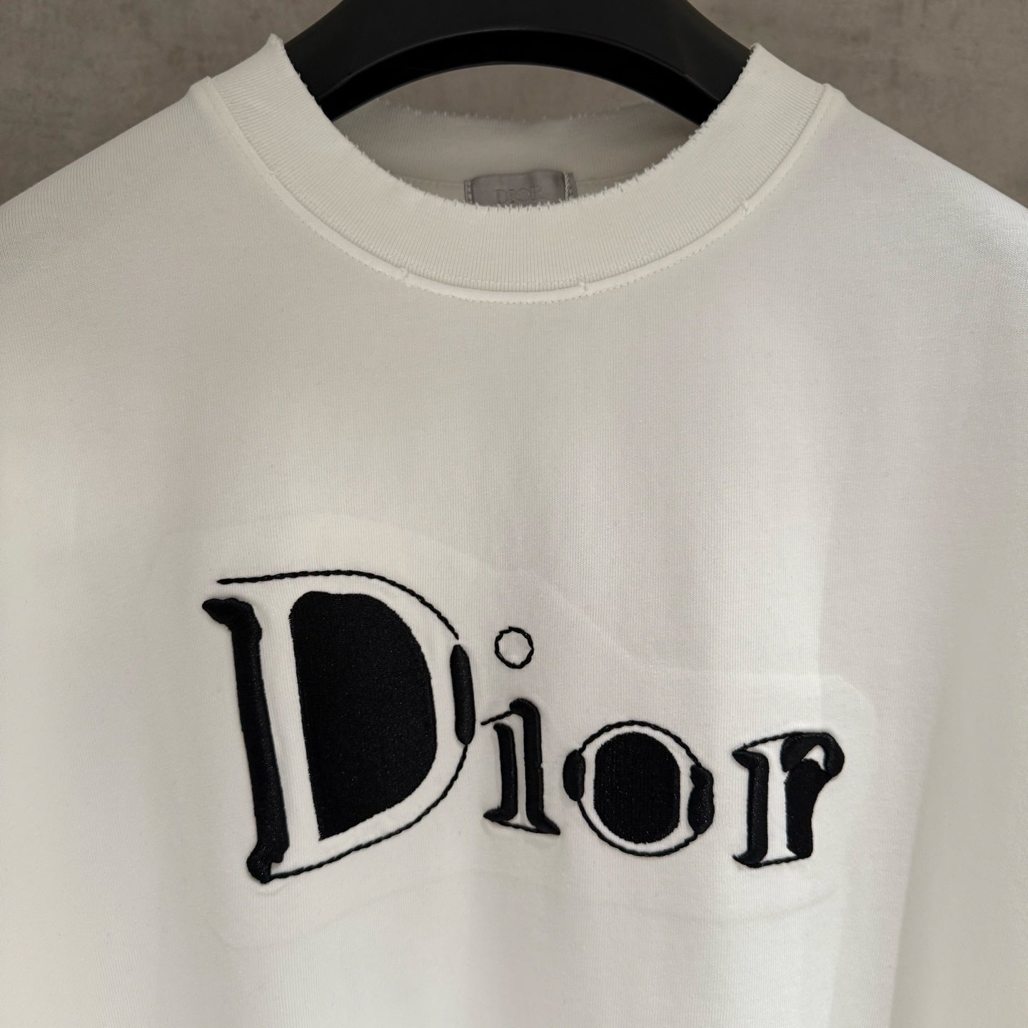 Dior Patch Embroidery Heavyweight T-Shirt
