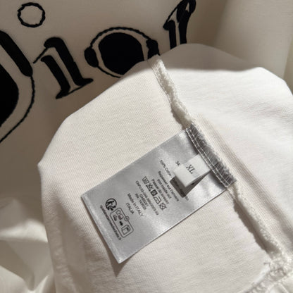 Dior Patch Embroidery Heavyweight T-Shirt