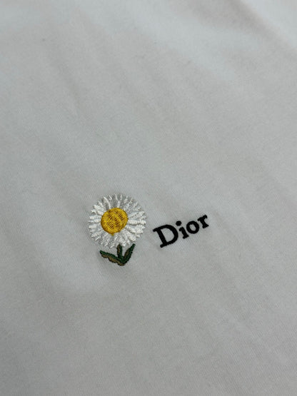 Dior Daisy Embroidered Short-Sleeved T-Shirt