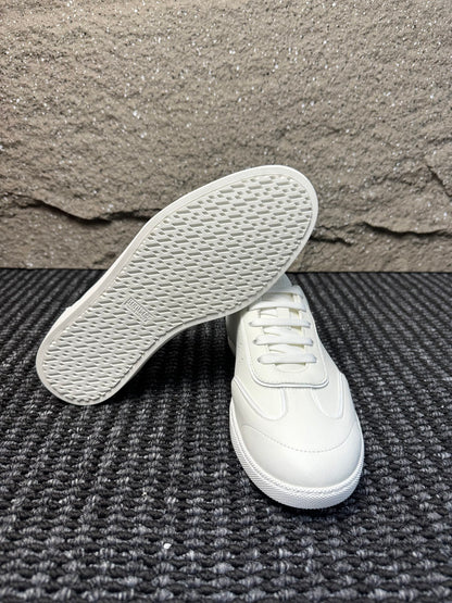 Hermès Laser-Punched H Nappa Calfskin Sneakers