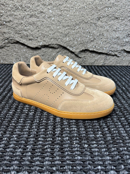 Hermès Laser-Punched H Nappa Calfskin Sneakers