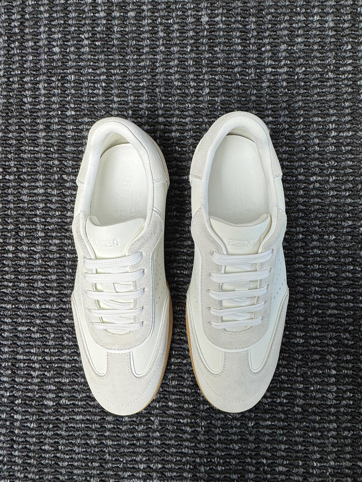 Hermès Laser-Punched H Nappa Calfskin Sneakers