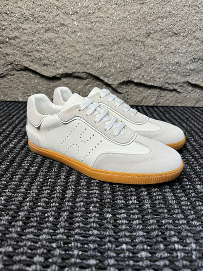 Hermès Laser-Punched H Nappa Calfskin Sneakers