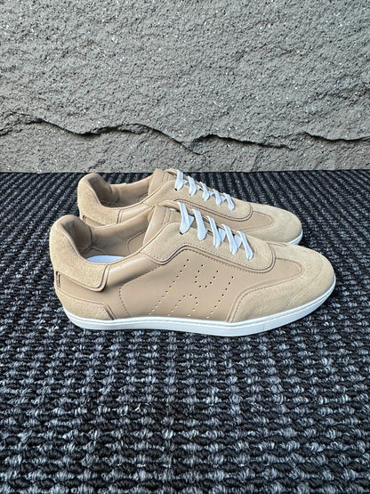 Hermès Laser-Punched H Nappa Calfskin Sneakers