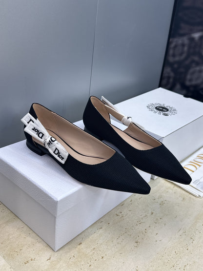 Dior J'Adior Webbing Bow Pumps – 2026 Early Spring Collection