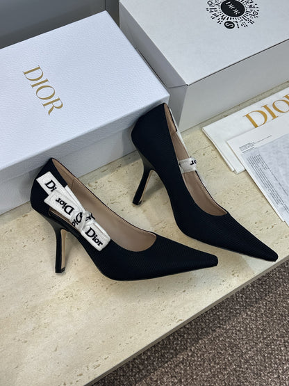 Dior J'Adior Webbing Bow Pumps – 2026 Early Spring Collection
